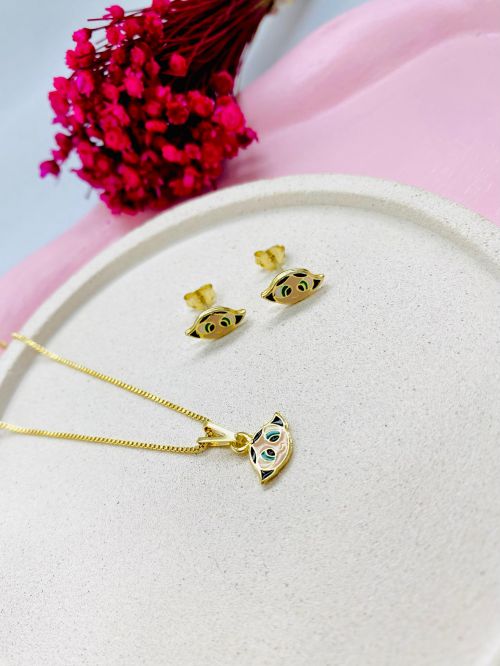 Conjunto Infantil Docinho Dourado