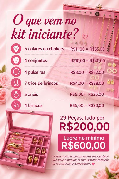 KIT INICIANTE R$200,00