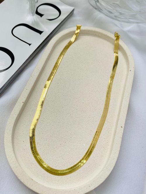 Colar fita M Dourado