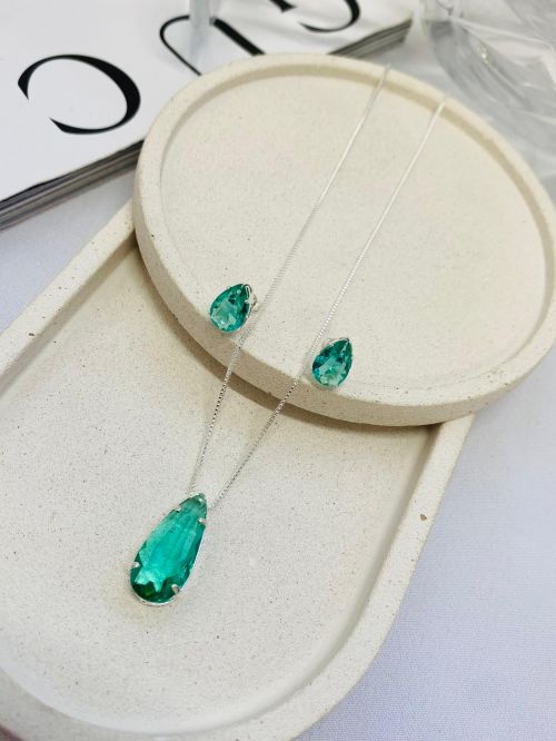 Conjunto Gota Prata