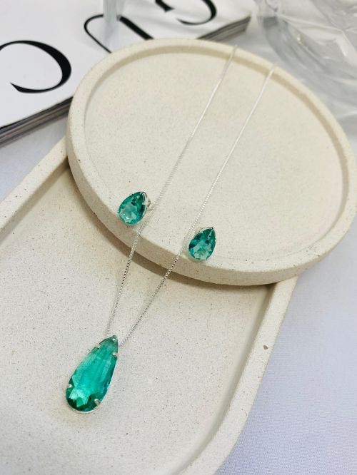 Conjunto Gota Prata