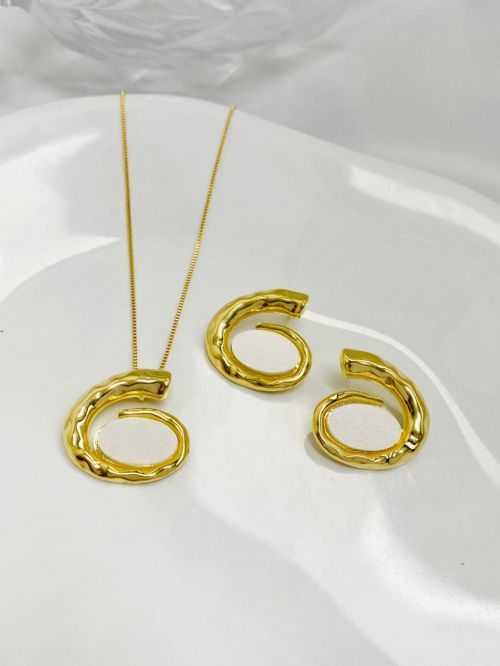Conjunto Aurielle Dourado Premium