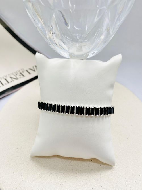 Pulseira Riviera G Baguete Prata