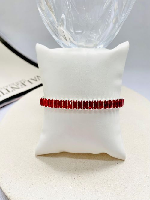 Pulseira Riviera G Baguete Prata