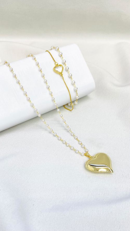 Kit Perolas do Amor Dourado
