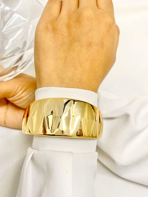 Bracelete Laminado Max Dourado