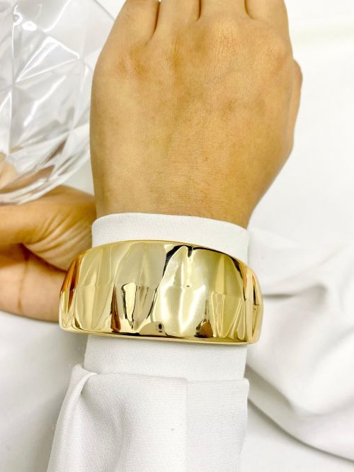 Bracelete Laminado Max Dourado