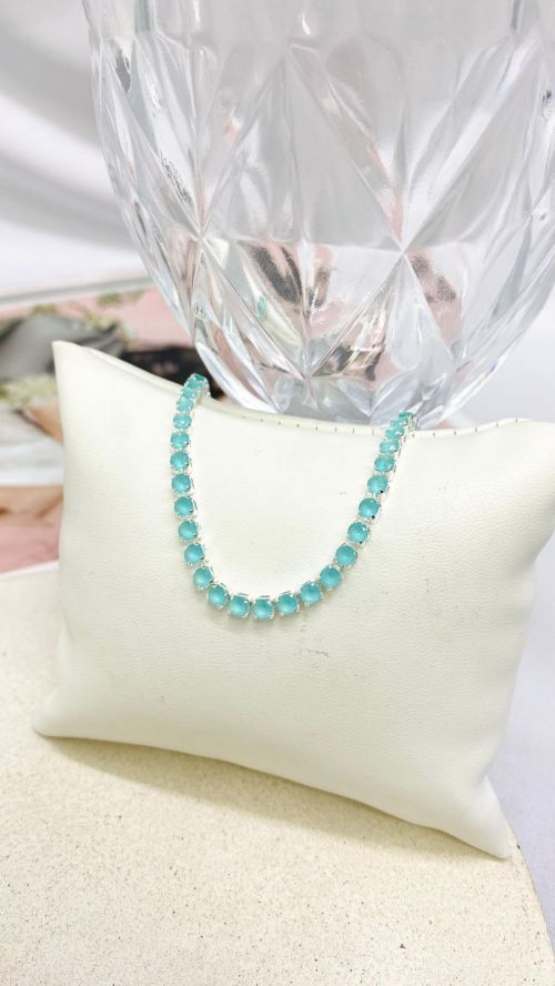 Pulseira Mini Riviera Bolinha Prata