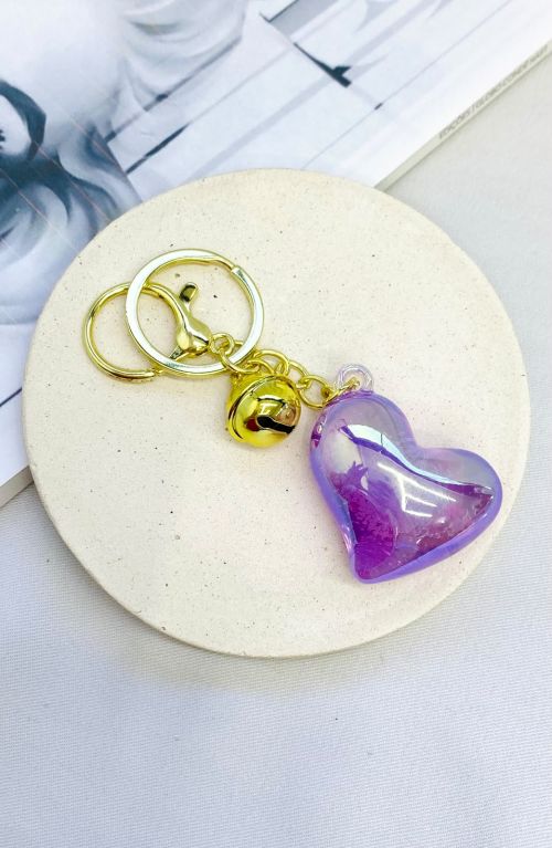 Chaveiro Cora��o Amor Iluminado