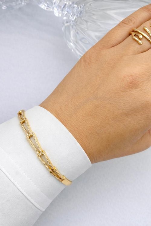 Bracelete Lumiar Dourado