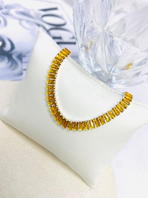 Pulseira Riviera M Baguete Prata
