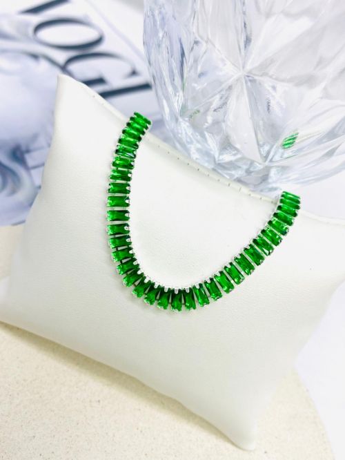 Pulseira Riviera M Baguete Prata