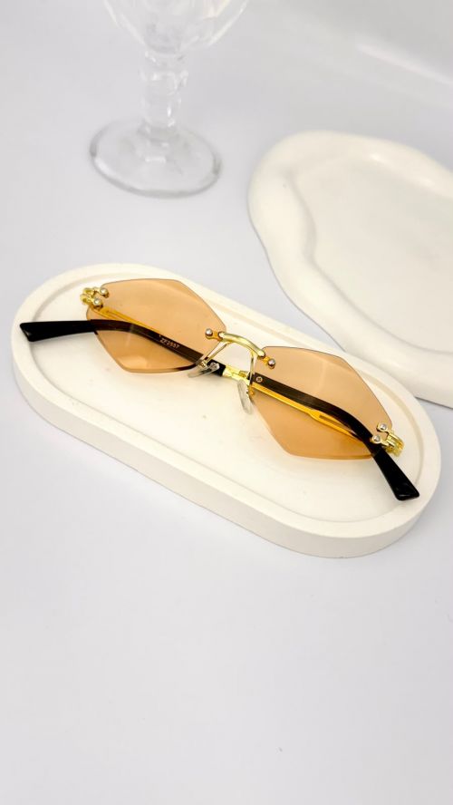 �culos de Sol Feminino Minimalista Diamante