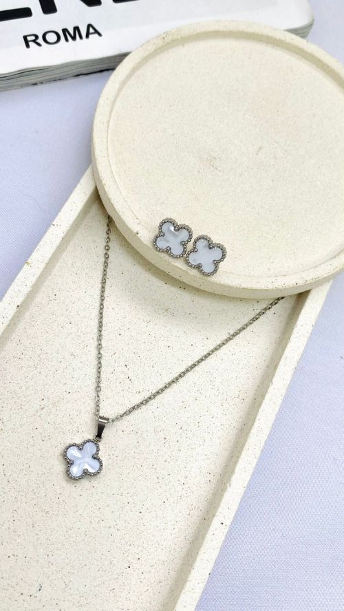 Conjunto Virginia Prata A�o Inox