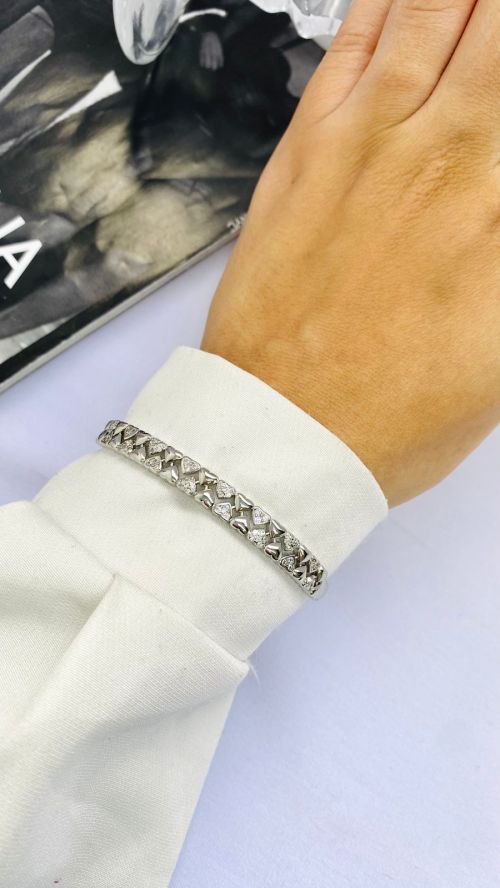 Bracelete Love Prata
