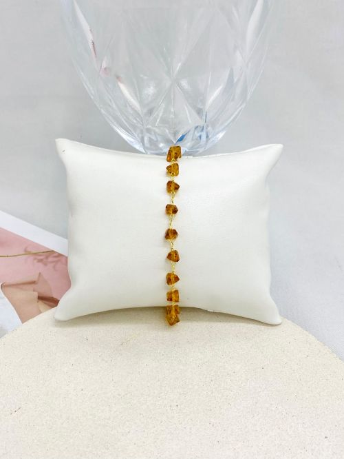 Pulseira Cascalho Dourado