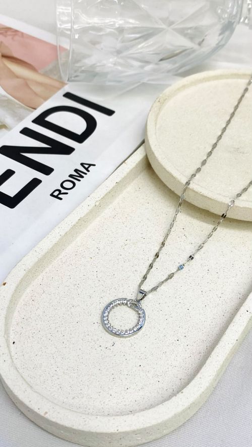 Colar Luar Prata A�o inox