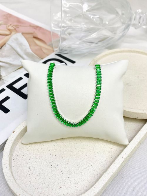 Pulseira Riviera P Baguete Prata
