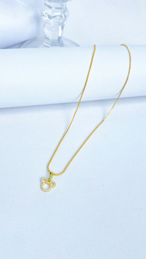 Colar Mickey Dourado