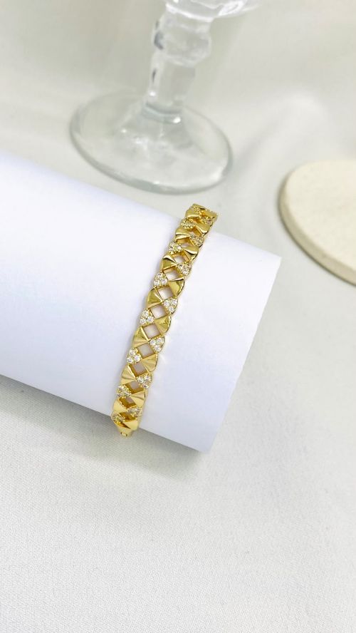 Bracelete Gravatinha Dourado