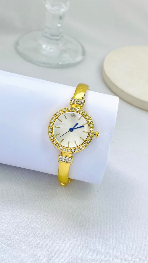 Rel�gio De Pulso Feminino Bracelete de Diamante