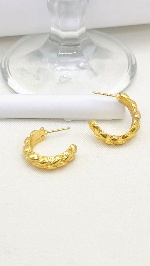 Argola Mini Glow Dourado