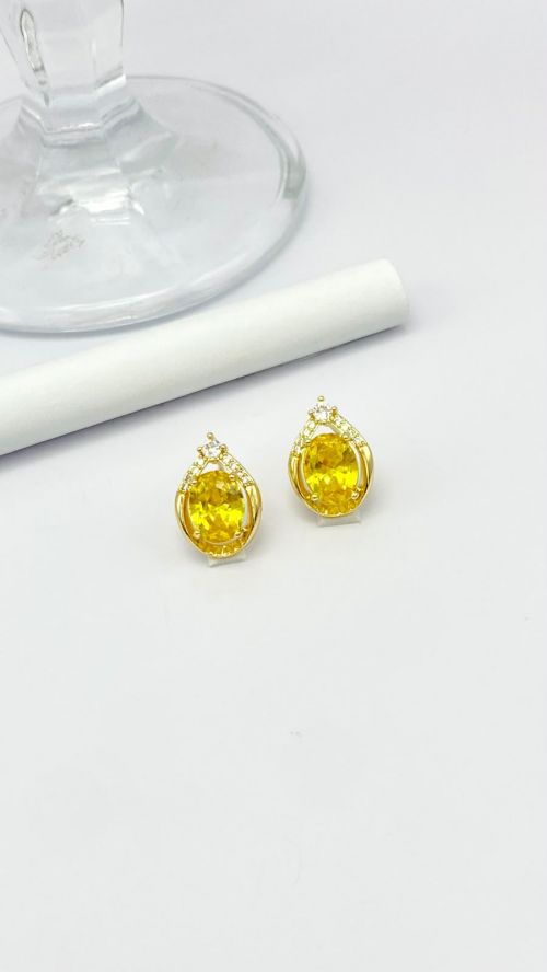 Brinco Gota de Princesa Dourado