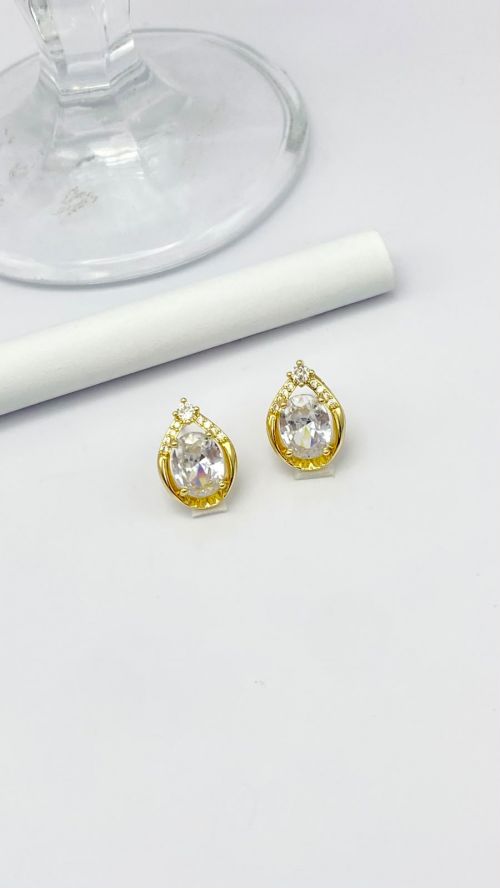 Brinco Gota de Princesa Dourado