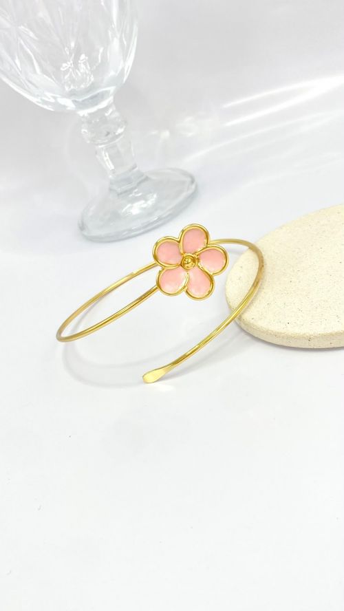 Antebra�o Flor de Liz Dourado