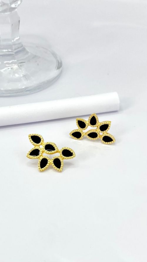 Brinco Gramier Esmaltado Dourado
