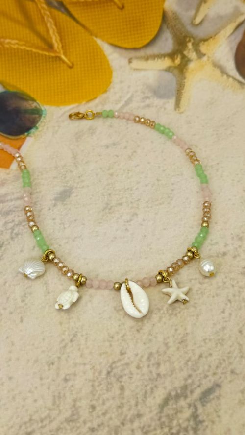 Colar Mar� Serena Dourado