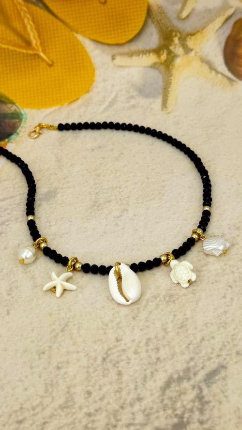Colar Mar� Serena Dourado