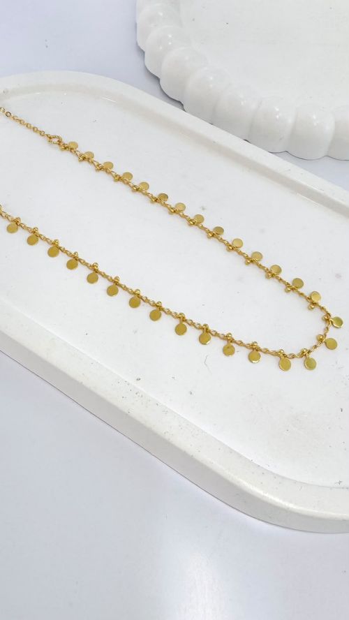 Chocker Moedinhas Dourado