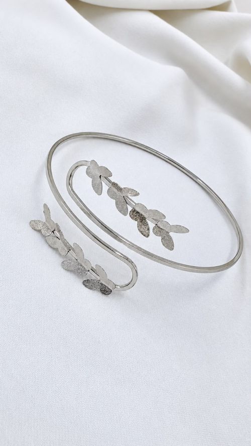 Antebra�o Butterfly Prata