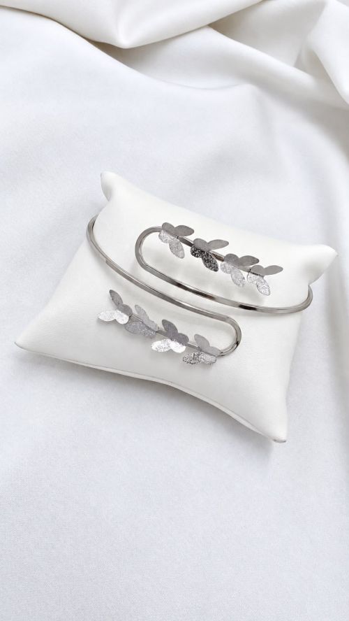 Antebra�o Butterfly Prata