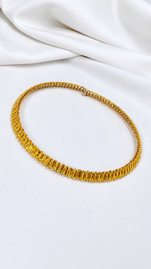 Chocker Aro Colors Baguete Dourado