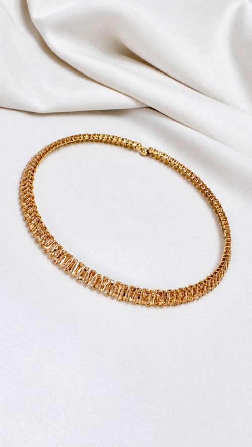 Chocker Aro Colors Baguete Dourado