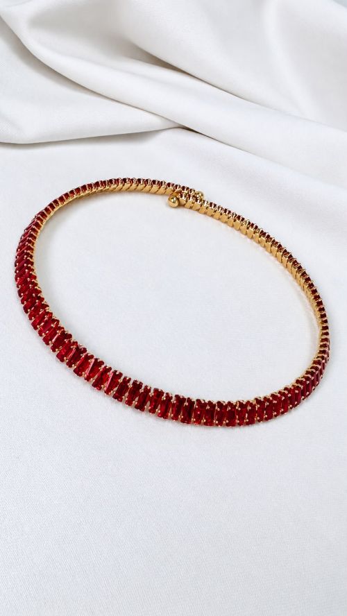 Chocker Aro Colors Baguete Dourado