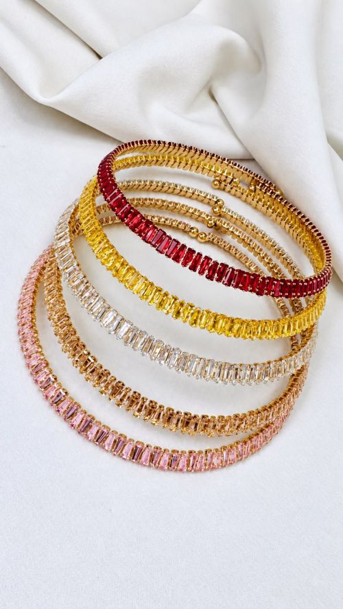 Chocker Aro Colors Baguete Dourado