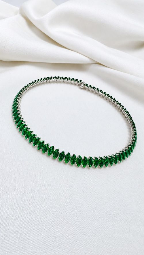 Chocker Aro Colors Navete Prata
