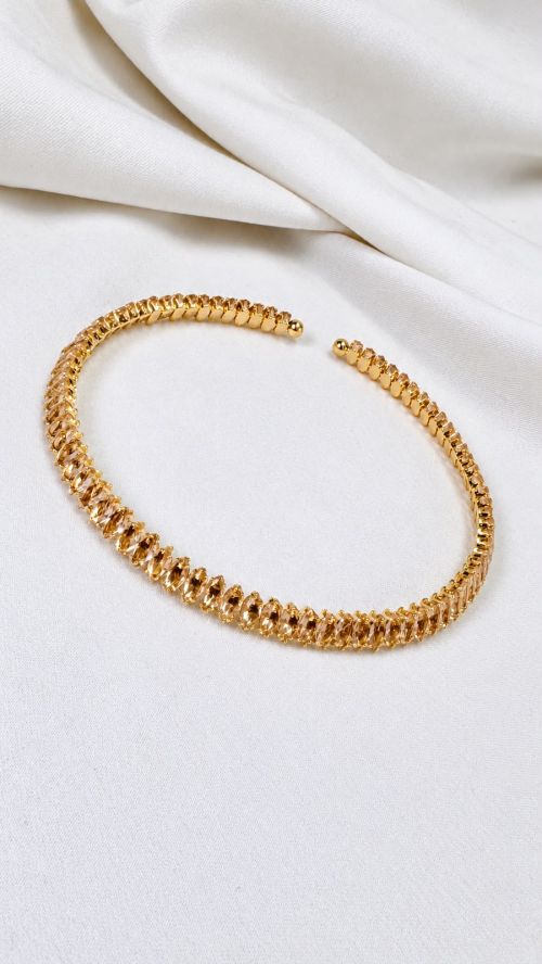Chocker Aro Colors Navete Dourado