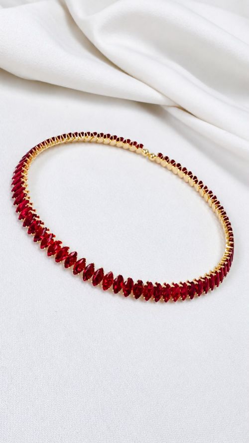 Chocker Aro Colors Navete Dourado
