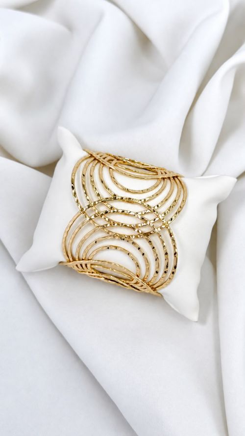 Bracelete Esfera Dourado