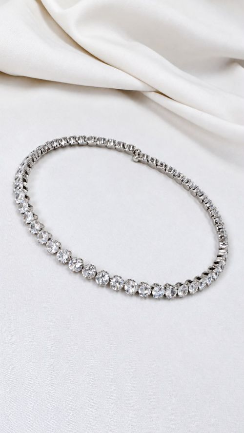 Chocker Aro Colors Redondo Prata