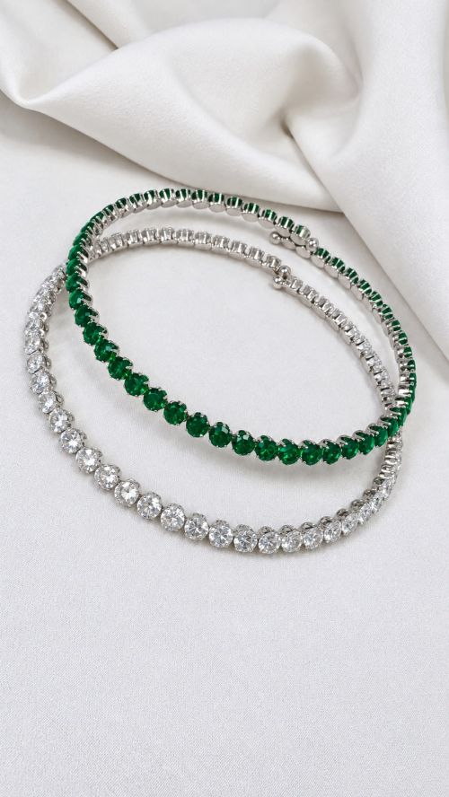 Chocker Aro Colors Redondo Prata
