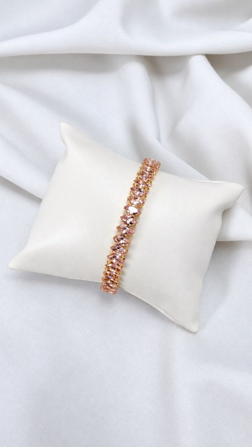 Bracelete Aro Navete Dourado