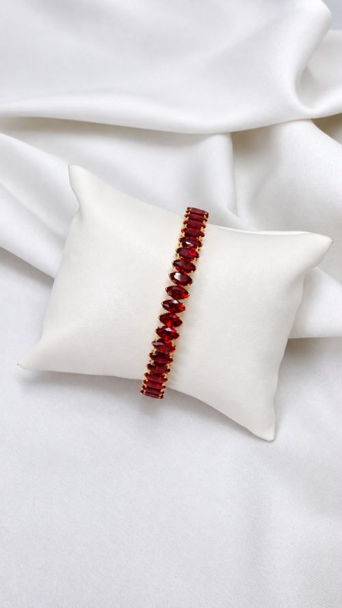 Bracelete Aro Navete Dourado