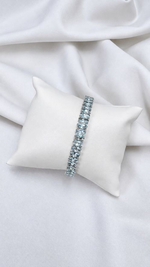 Bracelte Aro Navete Prata