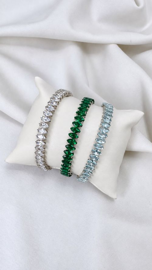 Bracelte Aro Navete Prata