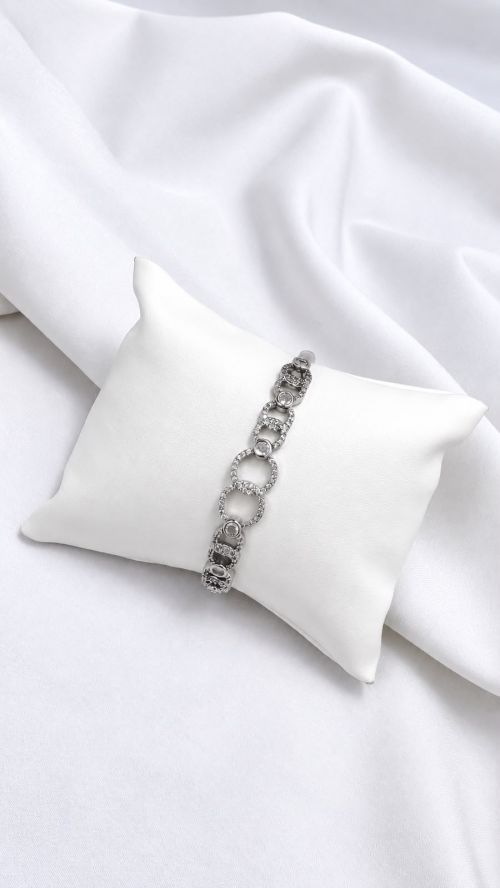 Bracelete Golden Prata
